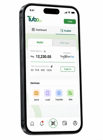 Tubo E-Wallet app screenshot